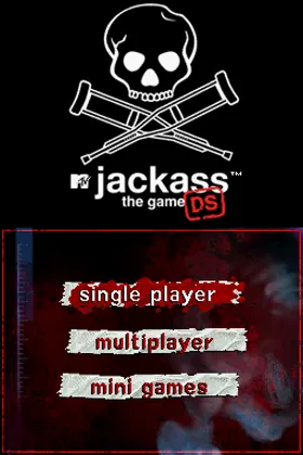 Jackass - The Game DS (USA) screen shot title